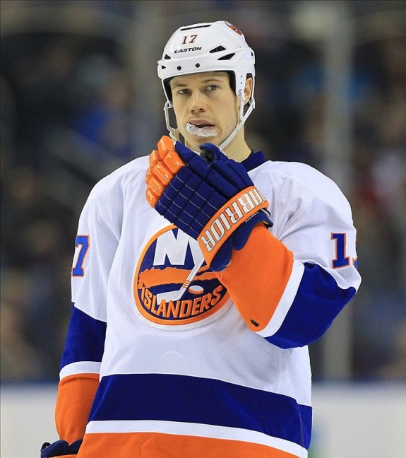Matt Martin has garnered the respect of his opponents because of his physical style of play, but what about the New York Islanders as a whole? (Kevin Hoffman-USA TODAY Sports)