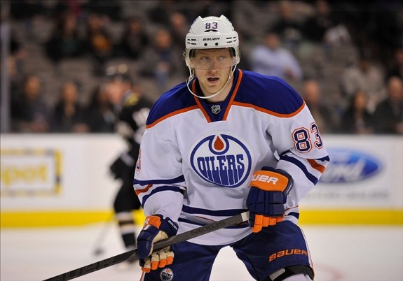 Ales Hemsky is once again in the middle of trade rumours (Jerome Miron-USA TODAY Sports)