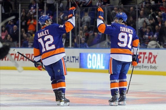 Josh Bailey & John Tavares are still seeking their first taste of playoff-hockey. (Brad Penner-USA TODAY Sports)