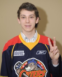 Dylan Strome shortly after being selected by the Erie Otters. (OHL Images)