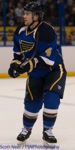 Russell was acquired from the Blue Jackets in November 2011 (TSN Photography)