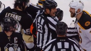 Crosby Confronts Chara