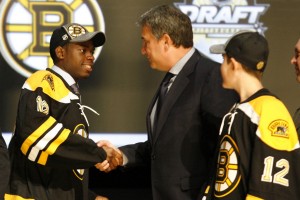 Subban is regarded by many as one of Boston's best prospects. (Charles LeClaire-USA TODAY Sports)