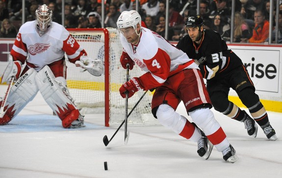 How much longer will Kindl be a Red WIng? (Gary A. Vasquez-USA TODAY Sports)