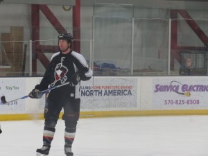 Defenseman Brendan Buckley gained a reputation as "the Iron Man" for playing all of the Pens' regular season games over two seasons. (Alison Myers/THW)