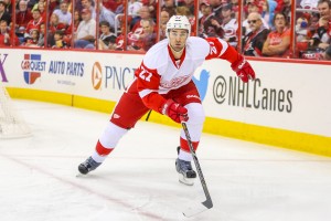 Detroit Red Wings defenseman Kyle Quincey