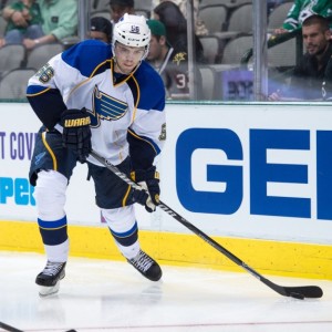 Magnus Paajarvi contributed in the Blues ugly win Tuesday