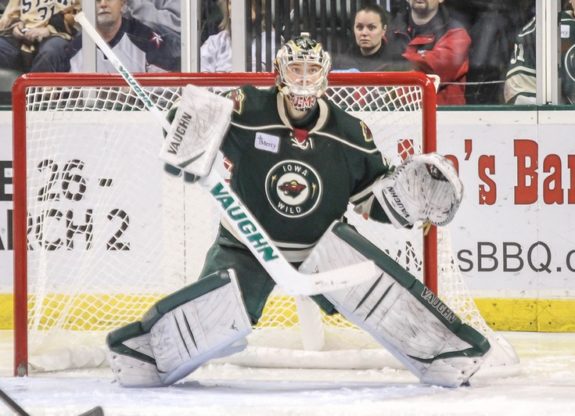 Darcy Kuemper has likely seen the last of his days as an AHL goalie.