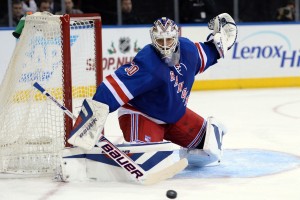 Lundqvist's .917 save percent is 16th in the NHL.  (Joe Camporeale-USA TODAY Sports)