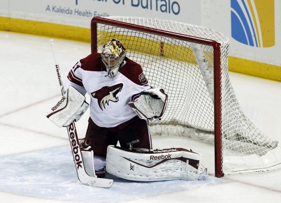 (Kevin Hoffman-USA TODAY Sports) Mike Smith was a big-time bust this season, with his struggles causing the Arizona Coyotes to be out of playoff contention by Christmas. Smith picked up his play down the stretch, but that might have been more costly as the Coyotes failed to finish in last-place overall and guarantee the franchise either Connor McDavid or Jack Eichel in this week's NHL draft. Instead, the Coyotes will pick third overall thanks to Smith.