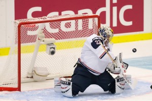 Jon Gillies of Team USA – 2014 World Juniors (WJHC)