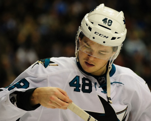 Tomas Hertl is experiencing reality for the first time in his young career (Anne-Marie Sorvin-USA TODAY Sports). 