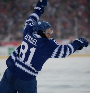 Phil Kessel of the Toronto Maple Leafs at the Winter Classic