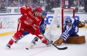 Justin Abdelkader is a top comparison for Andrew Shaw (Rick Osentoski-USA TODAY Sports)