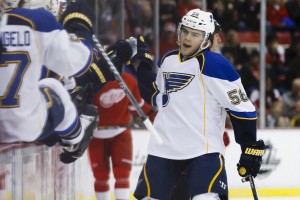 Paajarvi has been used in all scoring situations in St. Louis (Rick Osentoski-USA TODAY Sports)
