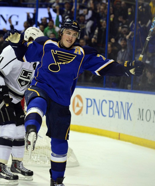 Oshie is widely considered the Blues' best player (Scott Rovak-USA TODAY Sports)