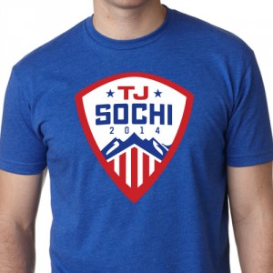 Shirts like this one popped up everywhere after Oshie became a national hero