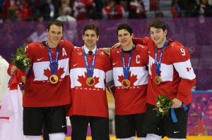 Jonathan Toews and Sidney Crosby won their 2nd Olympic gold medal as teammates in Sochi. 