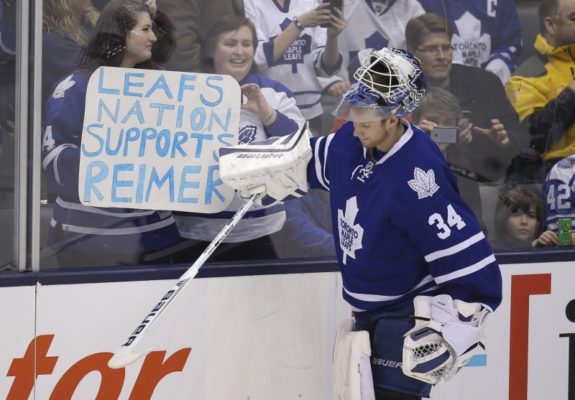 James Reimer, Toronto Maple Leafs, NHL