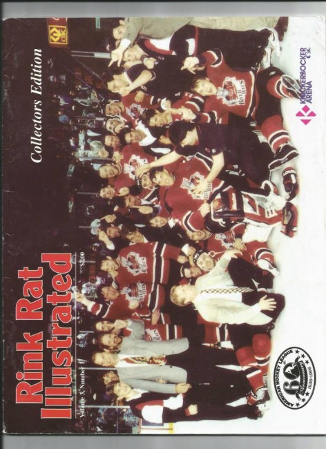 Albany River Rats Calder Cup celebration (Rink Rat Illustrated).