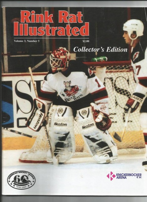 Albany River Rats Mike Dunham (Rink Rat Illustrated).