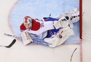 Montreal Canadiens goalie Dustin Tokarski