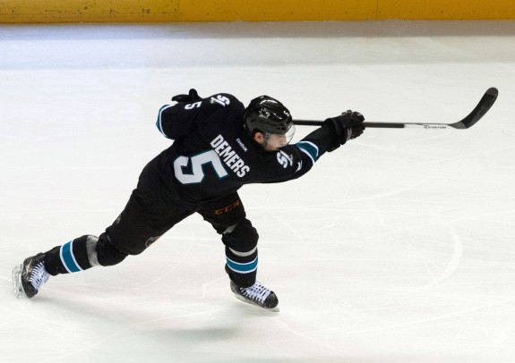 Jason Demers is having a tough start to the season.