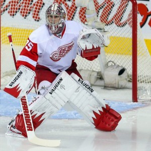 (Sergei Belski-USA TODAY Sports) Jimmy Howard is currently hurt, but he had been enjoying a bounce-back season for the Red Wings. Vegas surely would have taken notice.