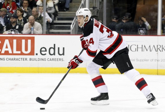 Jon Merrill could be on the Devils blue line for a very long time.(Charles LeClaire-USA TODAY Sports)