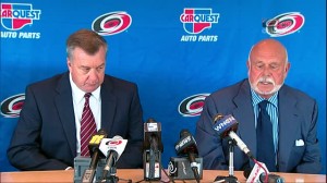 Peter Karmanos Introduces Don Waddell as Hurricanes President