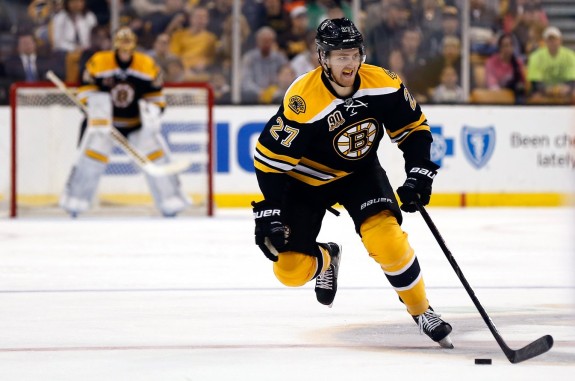 (Winslow Townson-USA TODAY Sports) Boston Bruins defenceman Dougie Hamilton, the key piece I received in a package for Ryan Getzlaf, hasn't done much offensively to start this season. But with Chara going down, Hamilton will be given ample opportunity to step up. Sorry Chara owners, but your loss just might be my gain.