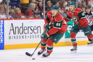 Mikael Granlund must step up and become a solid top 6 center for Minnesota. (Brad Rempel-USA TODAY Sports)