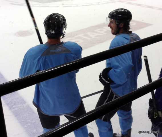 Justin Williams and Mike Richards