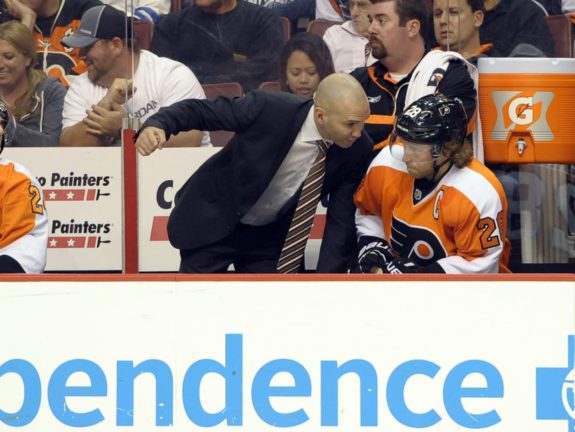 Despite playing only one season in Philadelphia, Flyers assistant coach Ian Laperriere continues to grow in popularity. 