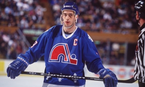 Joe Sakic began his career with the Quebec Nordiques.