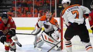Although he had some decent starts for the Flyers, Zepp spent the majority of the season as the starting goaltender for the Lehigh Valley Phantoms.