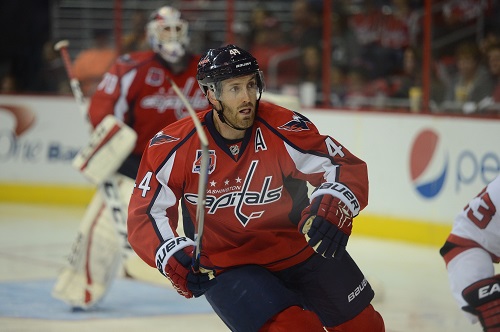 Brian MacLellan awarded Brooks Orpik with a five year contract last summer (Tom Turk/THW)