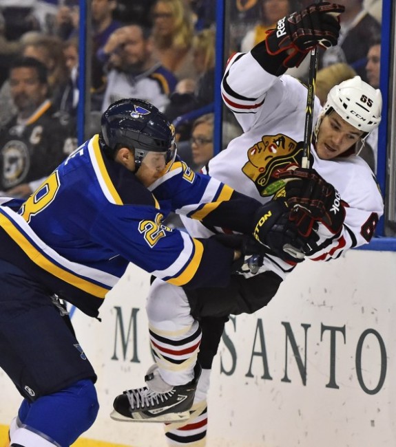 Cole has the second best plus/minus among Blues defensemen (Jasen Vinlove-USA TODAY Sports)