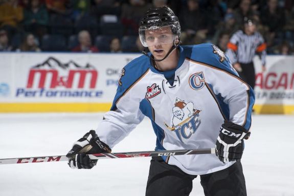(Marissa Baecker/shootthebreeze.ca) Kootenay Ice captain Sam Reinhart is back in the WHL and will lead his league into the Super Series against Russia tonight.