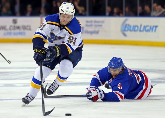 (Adam Hunger-USA TODAY Sports) St. Louis Blues forward Vladimir Tarasenko went from a young Russian with a lot of upside to a full-blown superstar this season. Tarasenko's future is looking extremely bright and the Blues are planning to lock him up long-term this summer.