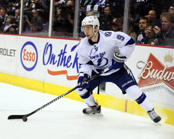Tyler Johnson is quickly emerging as one of the NHL's top young players (Anne-Marie Sorvin-USA TODAY Sports)