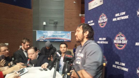 (THW file photo) Alex Ovechkin slept through practice this past week and was forced to sit out a game as a result.
