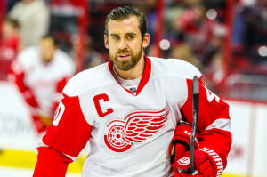 Henrik Zetterberg has the 11th spot, but is still nearly a point per game at his age.  (Photo Credit: Andy Martin Jr)