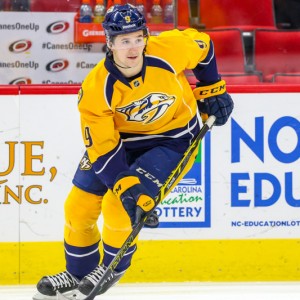 Filip Forsberg signed a six-year, $36 million deal earlier this summer. (Any Martin Jr.)