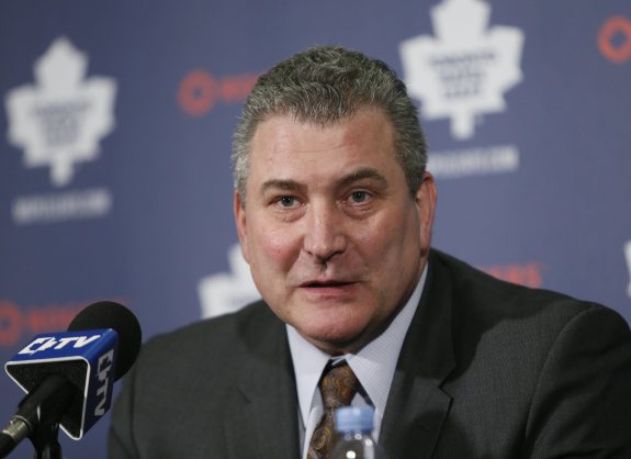 Peter Horacek has started off 1-7 behind the bench for the Toronto Maple Leafs. (John E. Sokolowski-USA TODAY Sports)