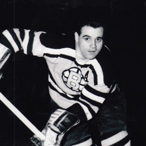 Leo Boivin is first Bruin so sign 65-66 contract.