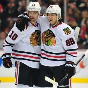The Blackhawks were featured on NBC this past week, not the Stadium Series contest (Gary A. Vasquez-USA TODAY Sports)