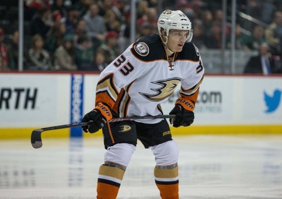 Jakob Silfverberg is having a breakthrough playoffs for the Anaheim Ducks (Brace Hemmelgarn-USA TODAY Sports)