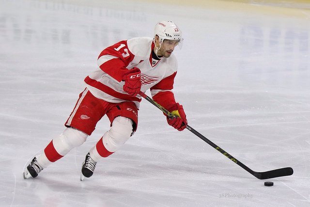 Pavel Datsyuk of the Detroit Red Wings.