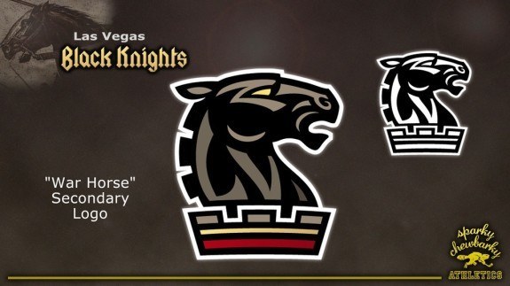Las Vegas Black Knights secondary logo [photo: sparky chewbarky]